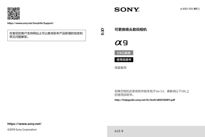 sony 索尼ILCE-9